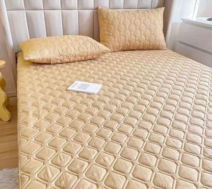 Protector De Colchon Impermeable + Fundas de Almohada de Regalo